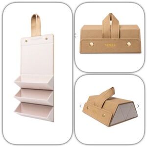 Sancia Australia travel / hanging eyeglass case for 3 pair New